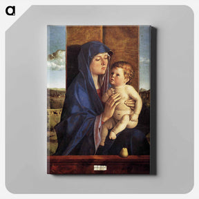 アートパネル-Madonna and Child - ジョヴァンニ ベッリーニ Canvas.