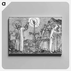 アートパネル-Christ as the True Light - ハンス ホルバイン Canvas.