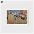 アートポストカード-Houses (Fenouillet) - アンリ マティス Postcard.