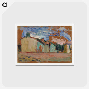 アートポストカード-Houses (Fenouillet) - アンリ マティス Postcard.