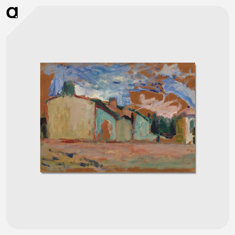 アートポストカード-Houses (Fenouillet) - アンリ マティス Postcard.