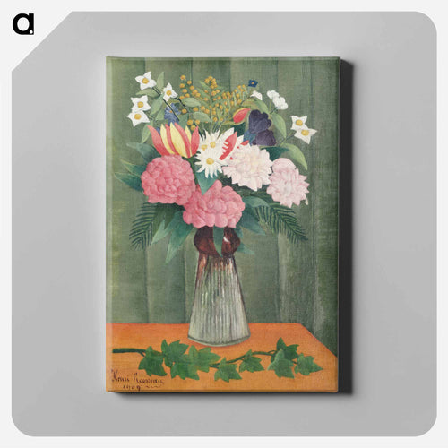 Flowers in a Vase - Henri Rousseau Canvas.