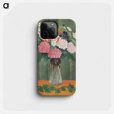 Flowers in a Vase - Henri Rousseau Phone Case.