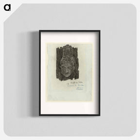 アートポスター-Study of head of Shiva - ヤン・トゥーロップ Poster.