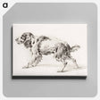 アートパネル-Standing barking dog - ジャン ベルナール Canvas.