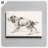 アートパネル-Standing barking dog - ジャン ベルナール Canvas.