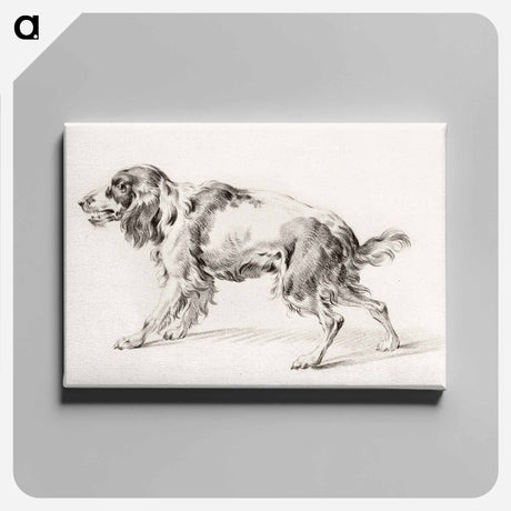 アートパネル-Standing barking dog - ジャン ベルナール Canvas.