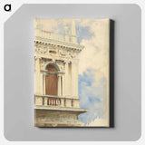 アートパネル-A Corner of the Library in Venice - ジョン シンガー サージェント Canvas.