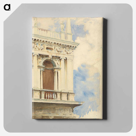 アートパネル-A Corner of the Library in Venice - ジョン シンガー サージェント Canvas.