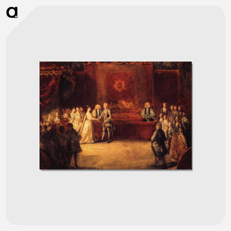 アートポストカード-George III - ジョシュア レノルズ Postcard.