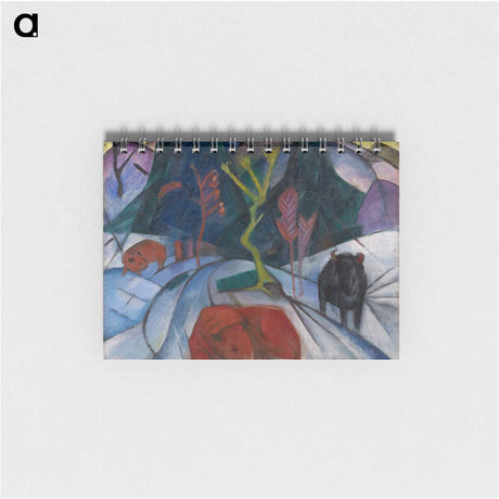 アートメモ帳-Bison in Winter
 - バーゼル美術館 Memo.