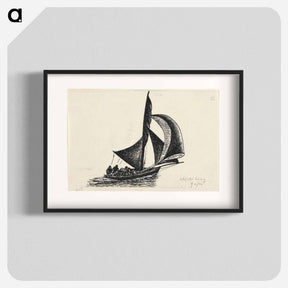 アートポスター-Zeilschip - レオ ヘステル Poster.