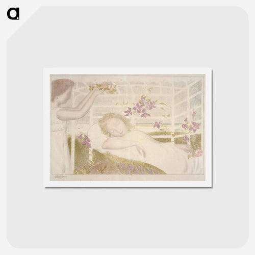 Allegory - モーリス ドニ Postcard.