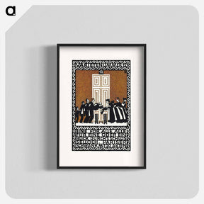 アートポスター-Variety Act 12: One for All, All for One or a Glimpse through the Keyhole - モリツ ユング Poster.