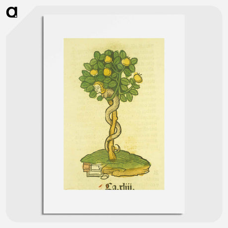 アートポスター-Arbor vellignum vite paradisi
 - 国立医学図書館 Poster.