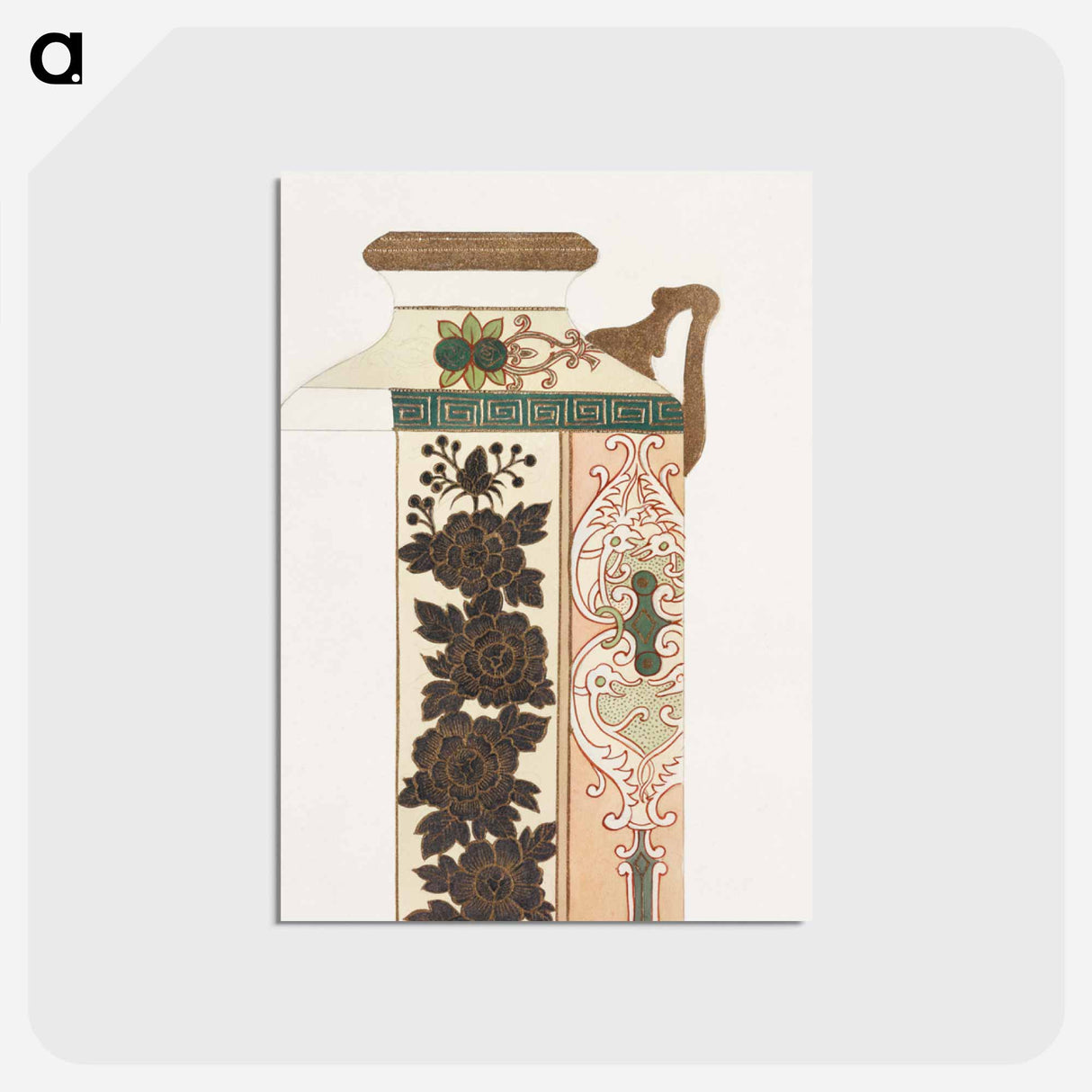 アートポストカード-Design for a Jug
 - ノリタケ工場 Postcard.