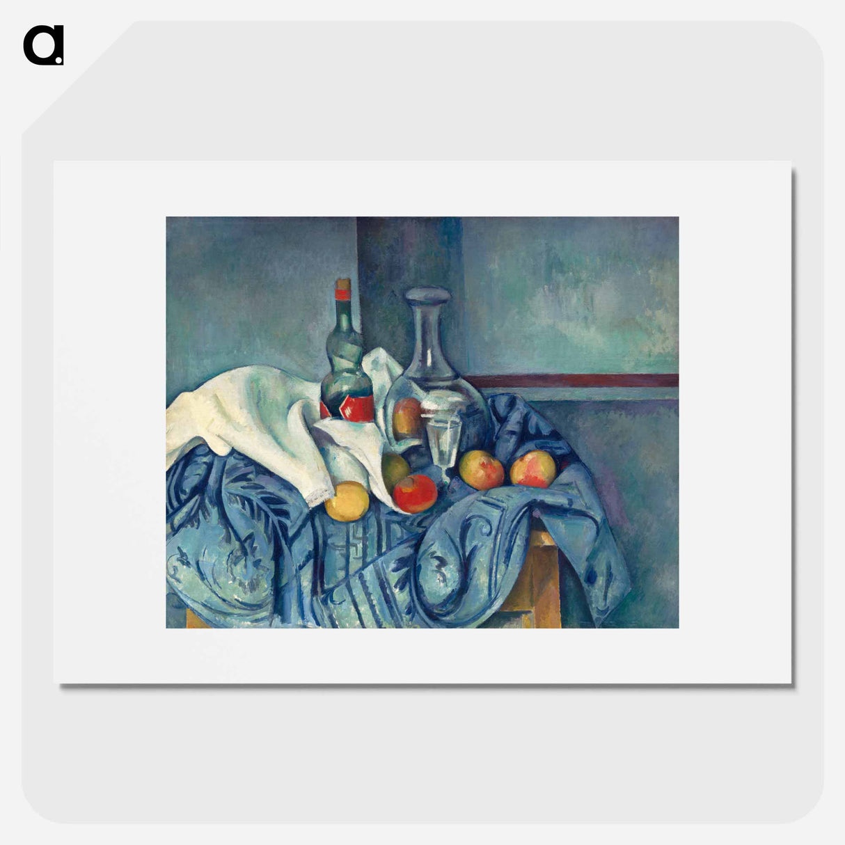 The Peppermint Bottle - Paul Cezanne Poster.