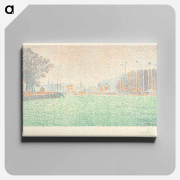 At Flushing (A Flessingue) - ポール シニャック Canvas.