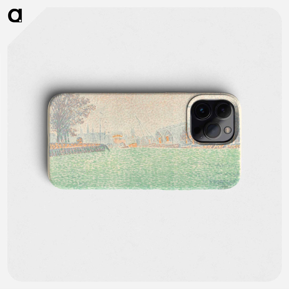 At Flushing (A Flessingue) - Paul Signac Phone Case.