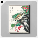 アートパネル-Japanese Hawfinch and Pirus Spectabilis
 - 鳥類図鑑 Canvas.