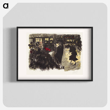 The Square in the Evening
 - ピエール ボナール Poster.