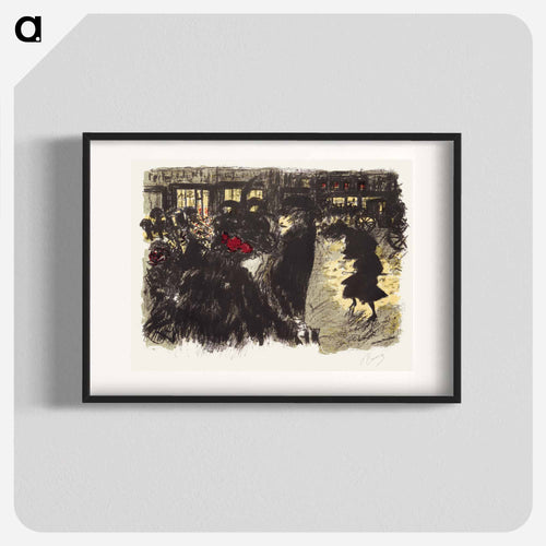 The Square in the Evening
 - ピエール ボナール Poster.