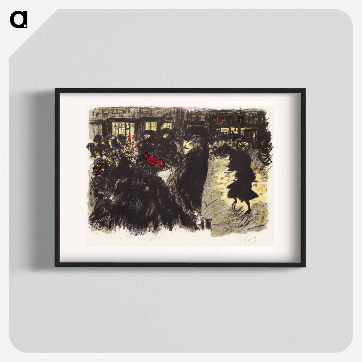 The Square in the Evening
 - ピエール ボナール Poster.