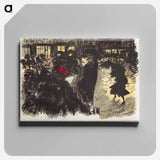 The Square in the Evening
 - ピエール ボナール Canvas.