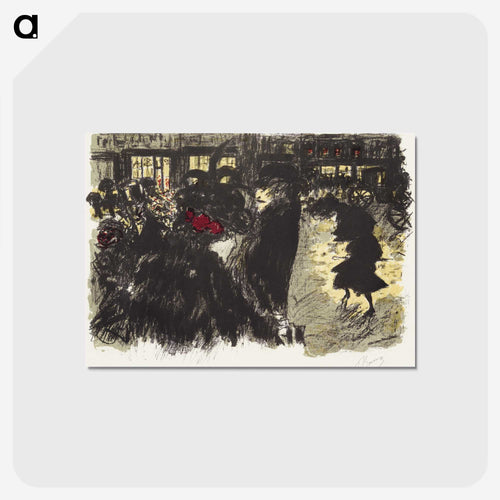 The Square in the Evening
 - ピエール ボナール Postcard.