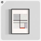 Composition (No. 1) Gray-Red - Piet Mondrian Poster.