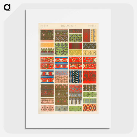 アートポスター-Nineteenth-Century Ornament Pattern
 - 装飾の文法 Poster.