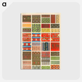 アートポストカード-Nineteenth-Century Ornament Pattern
 - 装飾の文法 Postcard.