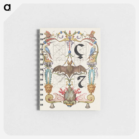 アートメモ帳-Guide for Constructing the Letters ç and tironian et from Mira Calligraphiae Monumenta or The Model Book of Calligraphy
 - 書道のお手本 Memo.
