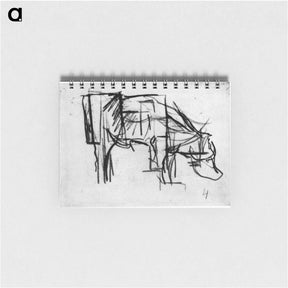 アートメモ帳-Composition (The Cow) - テオ ファン ドゥースブルフ Memo.