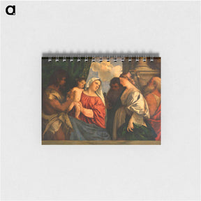アートメモ帳-The Virgin and Child with Four Saints - ティツィアーノ ヴェチェッリオ Memo.