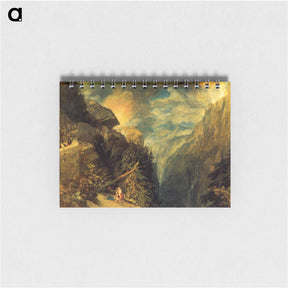 アートメモ帳-The Battle of Fort Rock, Val d'Aoste, Piedmont - ウィリアム ターナー Memo.