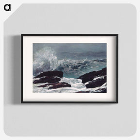 アートポスター-Maine Coast - ウィンスロー ホーマー Poster.