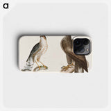 The Bald Eagle, The Slate-colored Hawk - ニューヨークの動物学 Phone Case.