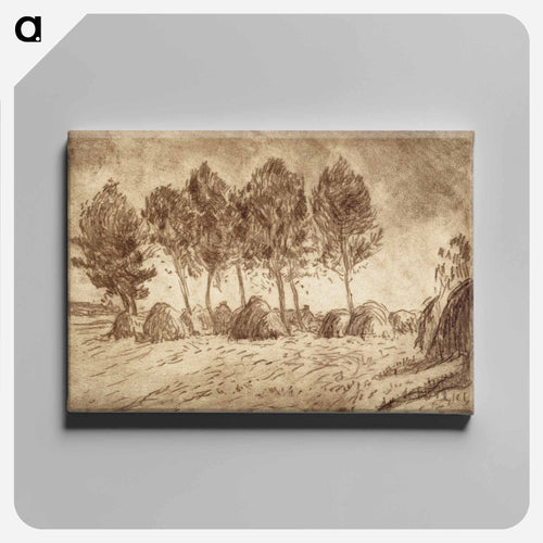 Heinäsuovat - アルフレッド ウィリアム フィンチ Canvas.