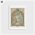 アートポストカード-Ilsee, Princesse de Tripoli - アルフォンス ミュシャ Postcard.