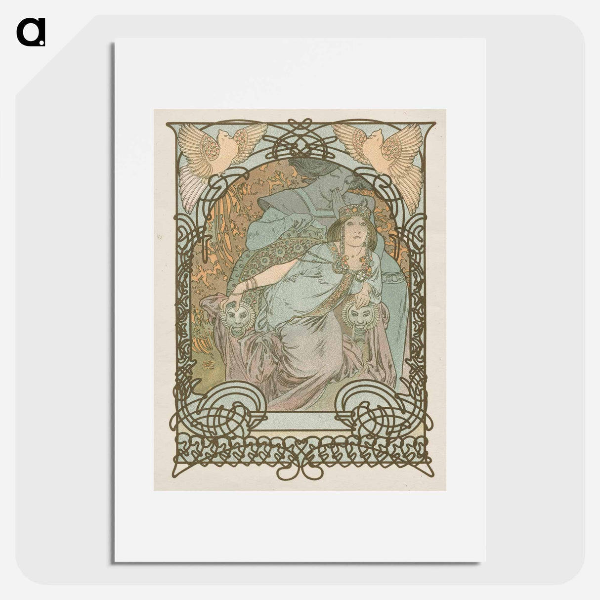 Ilsee, Princesse of Tripoli - Alphonse Mucha Poster.