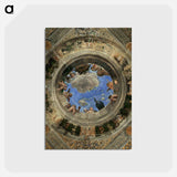 Ceiling of the Camera Picta or Camera degli Sposi - アンドレア マンテーニャ Postcard.