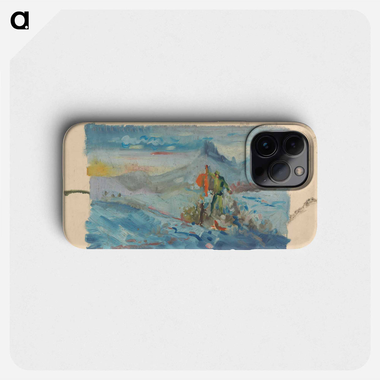 Hunters in a landscape - アーノルド ピーター ワイズ クビンチャン Phone Case.