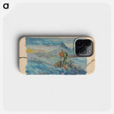 Hunters in a landscape - アーノルド ピーター ワイズ クビンチャン Phone Case.