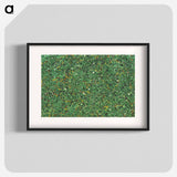 アートポスター-Abstract Green Pattern
 - 大英図書館 Poster.
