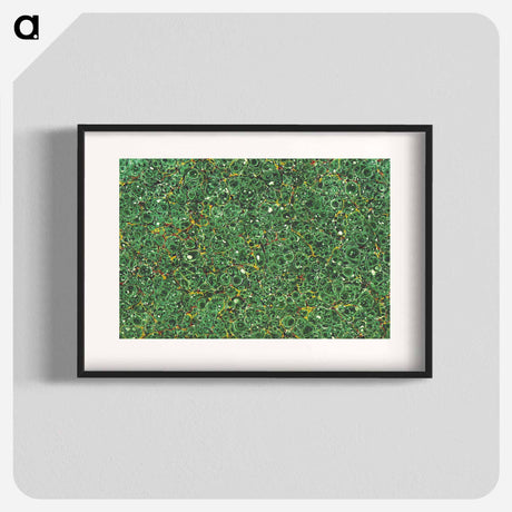 アートポスター-Abstract Green Pattern
 - 大英図書館 Poster.