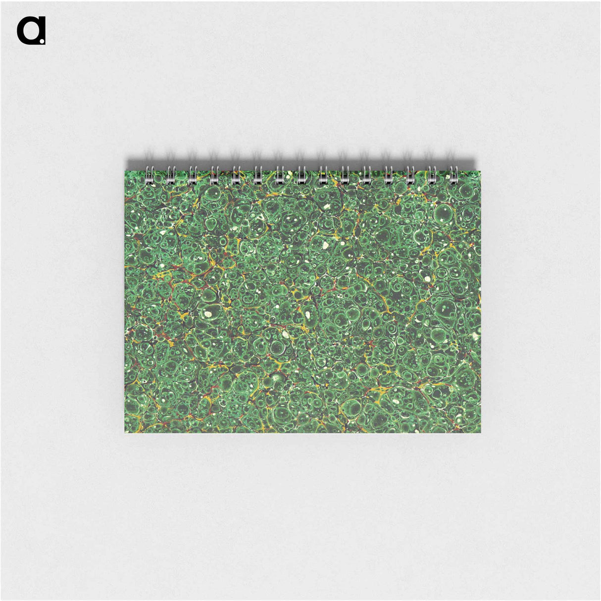 アートメモ帳-Abstract Green Pattern
 - 大英図書館 Memo.