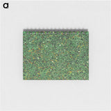 アートメモ帳-Abstract Green Pattern
 - 大英図書館 Memo.