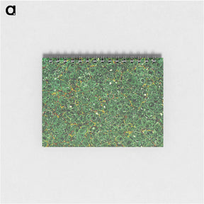 アートメモ帳-Abstract Green Pattern
 - 大英図書館 Memo.