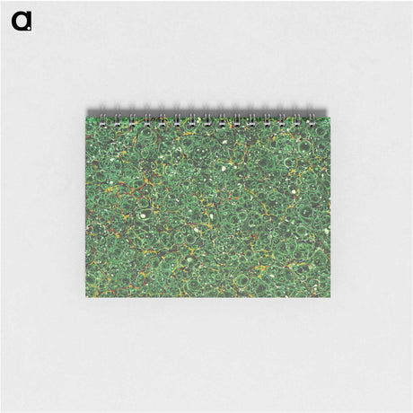 アートメモ帳-Abstract Green Pattern
 - 大英図書館 Memo.